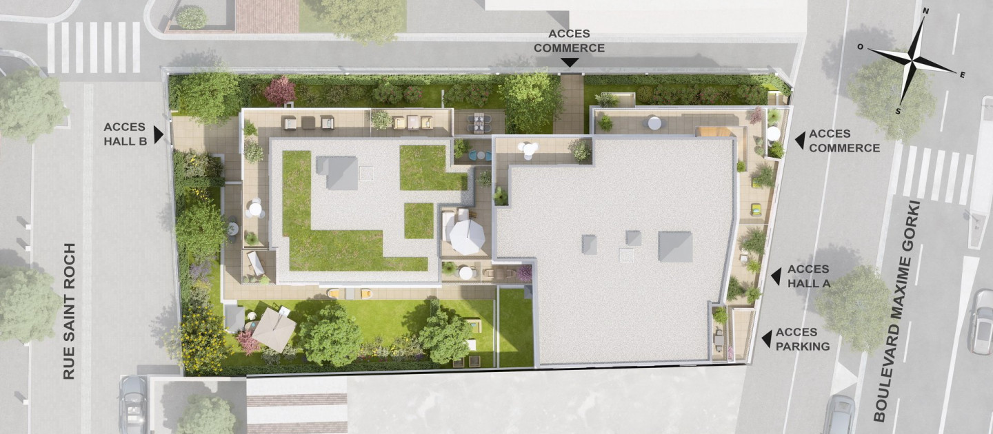 LE SAINT ROCH - Plan masse